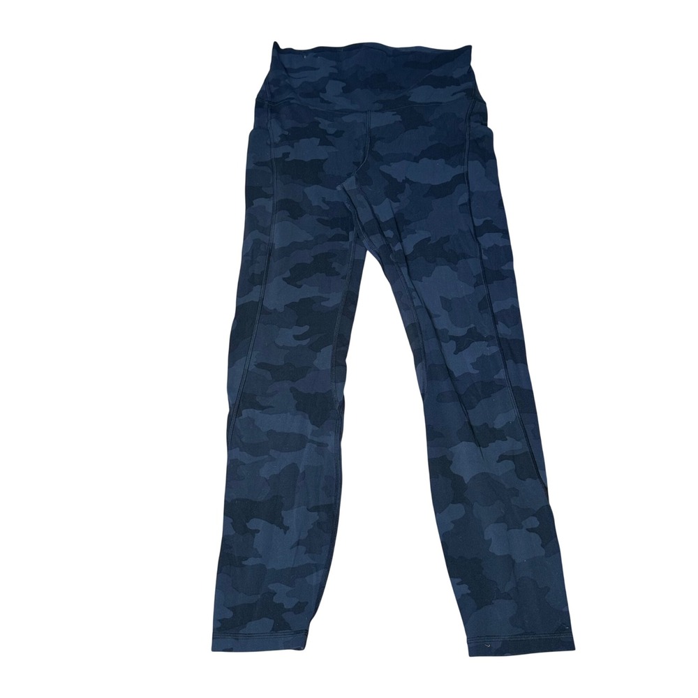 Lululemon Invigorate High Rise Tight 25 Camo Deep Coal Multi Size 8